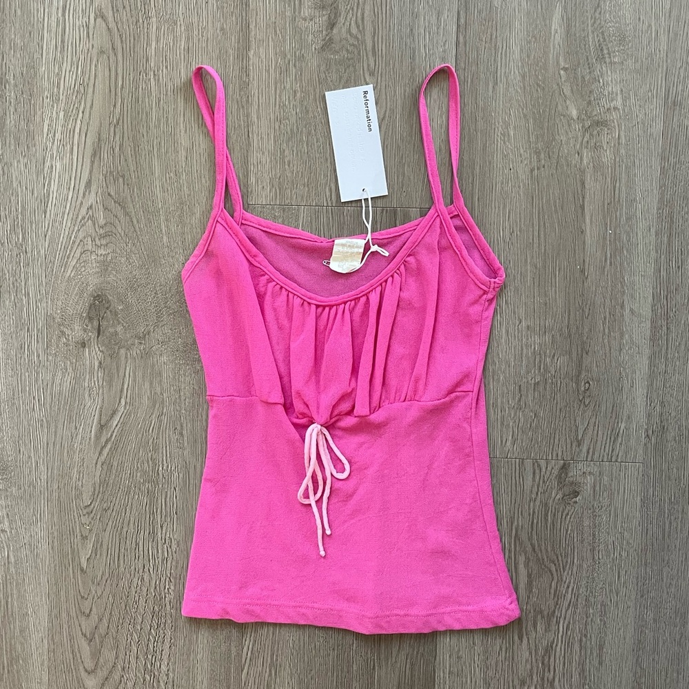 Reformation Vintage Pink Tank Y2K XS